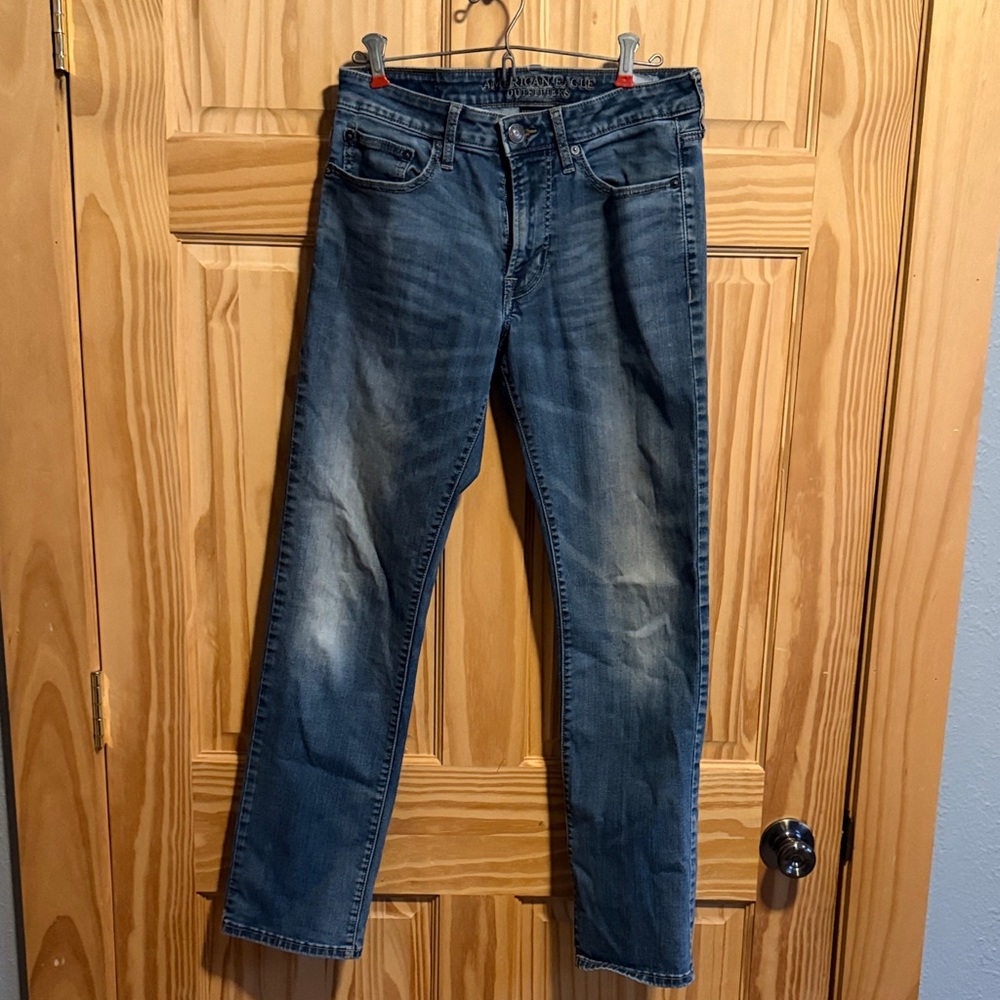 American Eagle Outfitters Dark Blue Straight Jeans